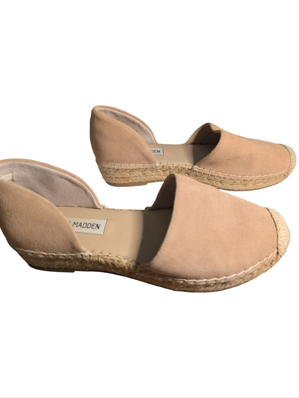 Steve Madden Leema Espadrille D'Orsay Wedge Flat, Size 6.5